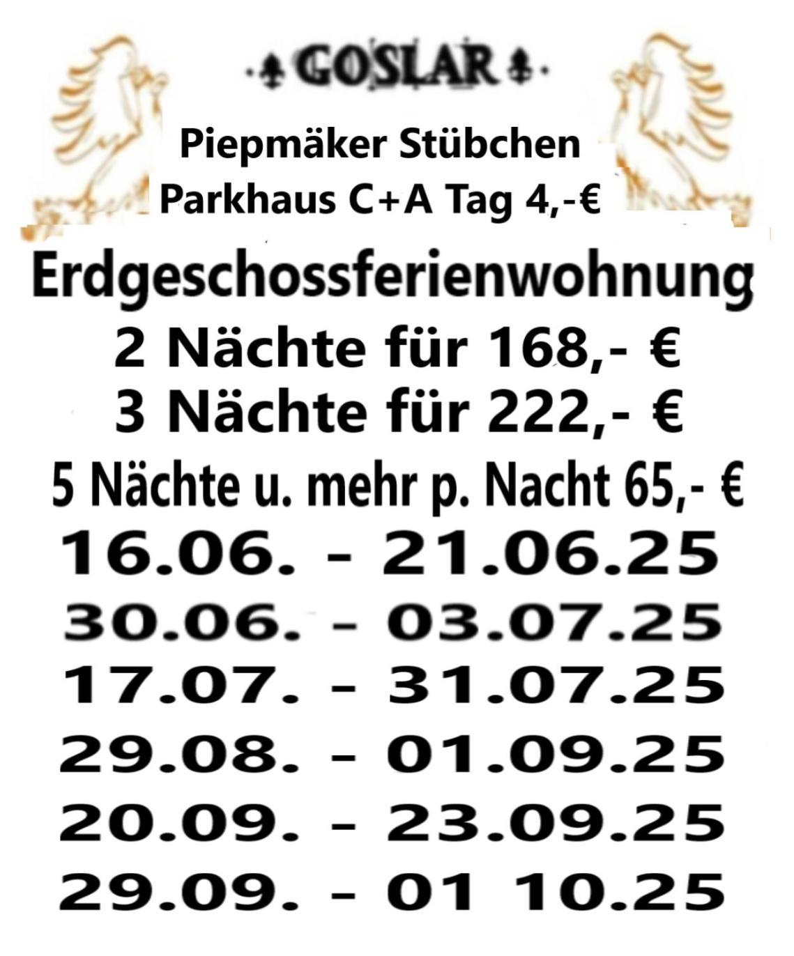 Piepmaeker Stuebchen Apartment Goslar Luaran gambar